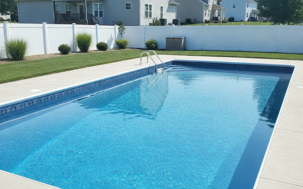 Pool cleaning Centerville Ohio Montgomery County residential in-ground weekly service Tony Kettering